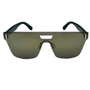 7038 | Gold Mirror Shield Sunglasses